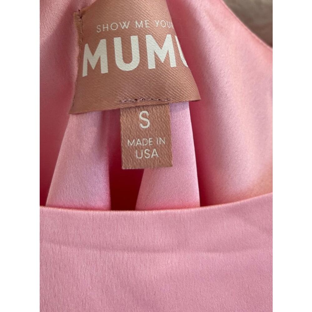 Show Me Your Mumu Makeup Tank in Light Pink Luxe Satin S - Picture 5 of 6